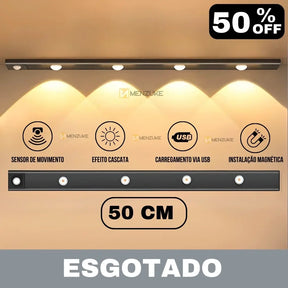 Luminaria Inteligente DuoLux© com Sensor de Presença - LEVE 2 OU 3 E ECONOMIZE!