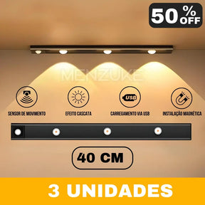 Luminaria Inteligente DuoLux© com Sensor de Presença - LEVE 2 OU 3 E ECONOMIZE!