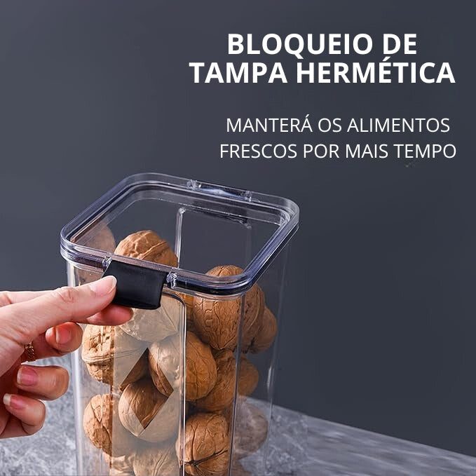 Potes Herméticos EcoFresh + Brinde Exclusivo