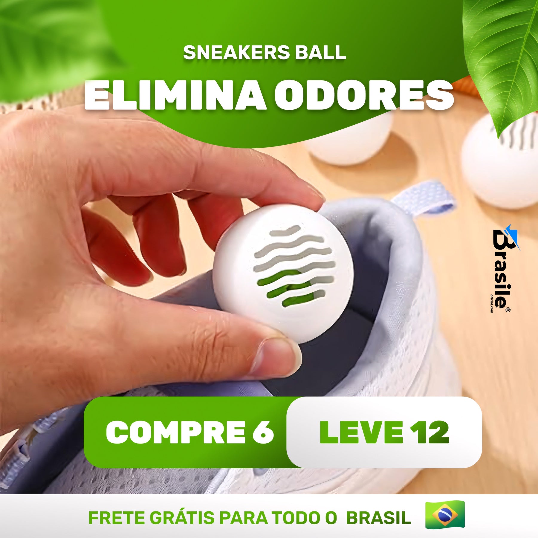 Bolinhas Anti-Odor Para Tênis - Sneakers Ball [COMPRE 6 LEVE 12]